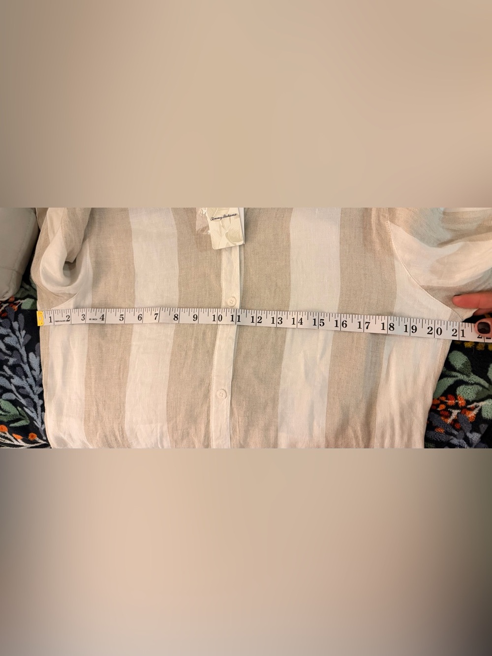 Tommy Bahama Rugby Striped Cover Up Shirt Dress - Picture 7 of 7